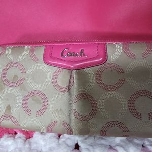 Coach messenger bag with wallet